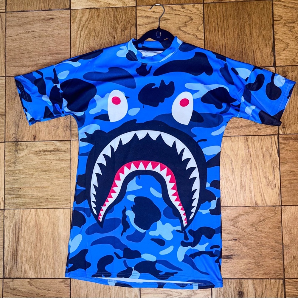 BA Digital Print Fashion Oversized Short Sleeve T-Shirt Dress